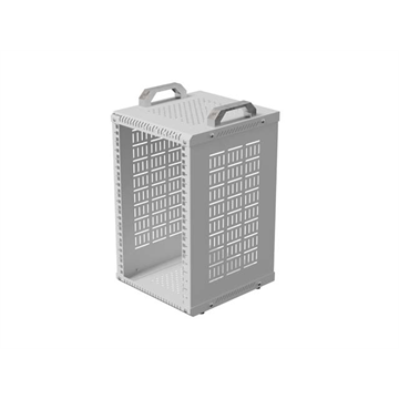 Lanberg 10" nyitott mini rack szekrény 9U, 280x300, max. 60 kg, szürke