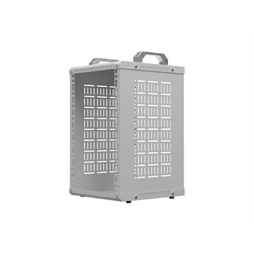 Lanberg 10" nyitott mini rack szekrény 9U, 280x300, max. 60 kg, szürke