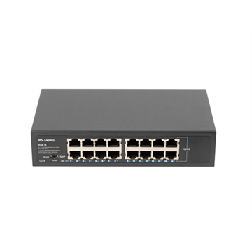 Lanberg 16 portos Gigabites Ethernet Switch 10"/19" rackes