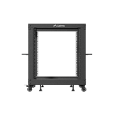 Lanberg 19" 12U 600x600-1100 állítható rack keret, fekete