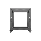 Lanberg 19" 12U 600x600-1100 állítható rack keret, fekete
