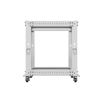 Lanberg 19" 12U 600x600-1100 (állítható mélységű) szabadon álló rack keret, szürke