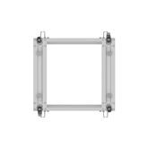 Lanberg 19" 12U 600x600-1100 (állítható mélységű) szabadon álló rack keret, szürke