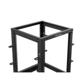 Lanberg 19" 15U 600x600-1100 (állítható mélységű) szabadon álló rack keret, fekete