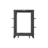 Lanberg 19" 15U 600x600-1100 (állítható mélységű) szabadon álló rack keret, fekete