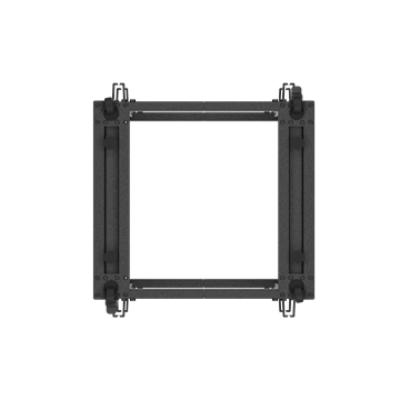 Lanberg 19" 15U 600x600-1100 (állítható mélységű) szabadon álló rack keret, fekete