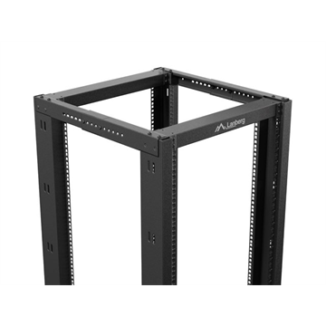 Lanberg 19" 22U 600x800 szabadon álló rack keret, fekete V2