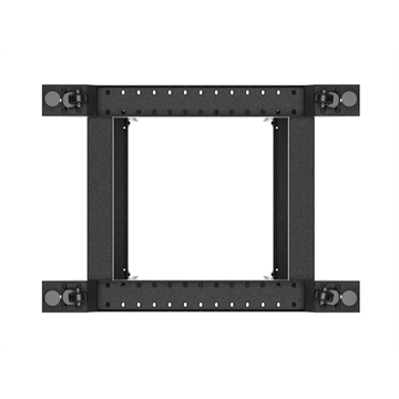 Lanberg 19" 27U 600x800 szabadon álló rack keret, fekete V2