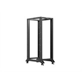 Lanberg 19" 32U 600x1000 szabadon álló rack keret, fekete