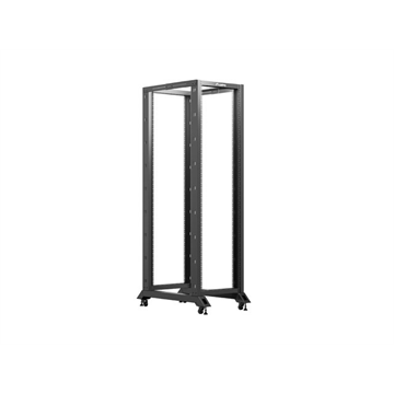 Lanberg 19" 42U 600x1000 szabadon álló rack keret, fekete