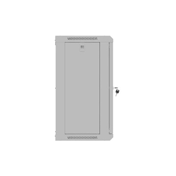 Lanberg 19" fali rack szekrény 12U/540X350, üvegajtó, lapraszerelt, szürke