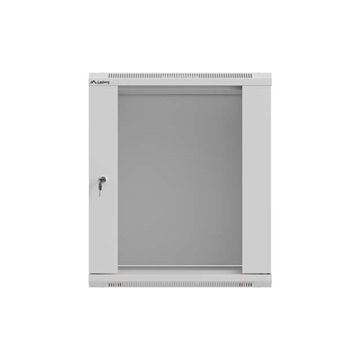 Lanberg 19" fali rack szekrény 12U/540X350, üvegajtó, lapraszerelt, szürke