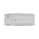 Lanberg 19" fali rack szekrény 4U/600X450 lemezajtó, lapraszerelt, szürke
