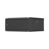 Lanberg 19" fali rack szekrény 4U/600X600 lemezajtó, lapraszerelt, fekete