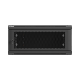 Lanberg 19" fali rack szekrény 4U/600X600 perforált ajtó, lapraszerelt, fekete
