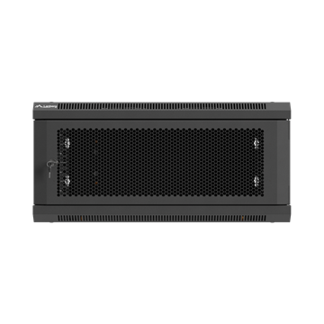 Lanberg 19" fali rack szekrény 4U/600X600 perforált ajtó, lapraszerelt, fekete