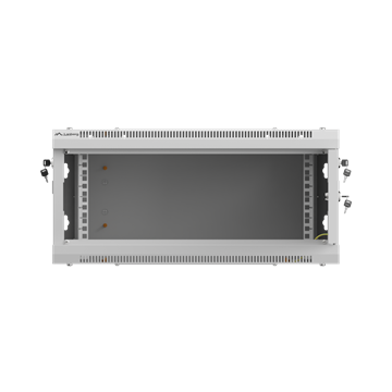 Lanberg 19" fali rack szekrény 4U/600X600 perforált ajtó, lapraszerelt, szürke