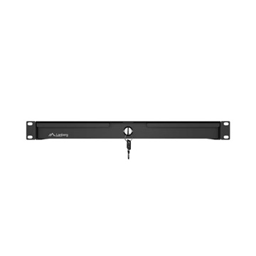 Lanberg 19" fiók, 1U/483×270 mm,  30 kg maximum terhelhetőség:, fekete