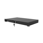 Lanberg 19" fiók, 1U/483×270 mm,  30 kg maximum terhelhetőség:, fekete