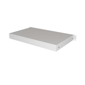 19" fiók, 1U/483×270 mm,  30 kg maximum terhelhetőség, szürke