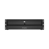 Lanberg 19" fiók, 3U/483×360 mm, 90 kg maximum terhelhetőség, 4 pontos szerelés, fekete