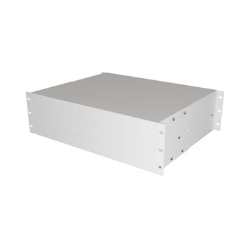 Lanberg 19" fiók, 3U/483×360 mm, 90 kg maximum terhelhetőség, 4 pontos szerelés, szürke