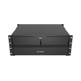 Lanberg 19" fiók, 4U/483×360 mm, 90 kg maximum terhelhetőség, 4 pontos szerelés, fekete