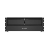 Lanberg 19" fiók, 4U/483×360 mm, 90 kg maximum terhelhetőség, 4 pontos szerelés, fekete