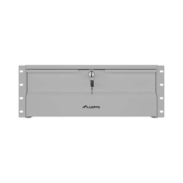 Lanberg 19" fiók, 4U/483×360 mm, 90 kg maximum terhelhetőség, 4 pontos szerelés, szürke