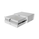 Lanberg 19" fiók, 4U/483×360 mm, 90 kg maximum terhelhetőség, 4 pontos szerelés, szürke