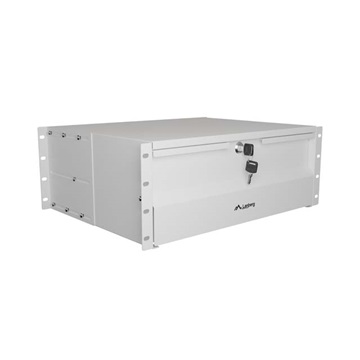 Lanberg 19" fiók, 4U/483×360 mm, 90 kg maximum terhelhetőség, 4 pontos szerelés, szürke