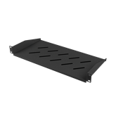 Lanberg 19" fix polc/tálca 1U/483x220 mm 25kg maximum terhelhetőség fekete