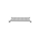 Lanberg 19" fix polc/tálca 1U, szürke, 800mm mély álló szekrényhez