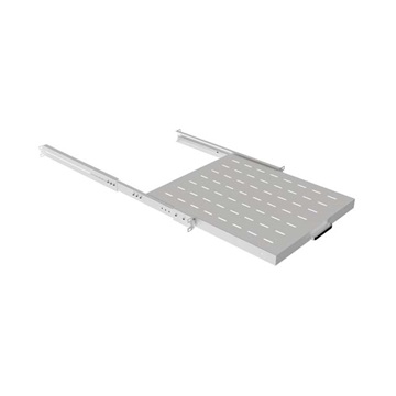 Lanberg 19" kihúzható polc/tálca 500mm, szürke
