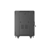 Lanberg 19" szabadon álló rack szekrény 15U/600X600, perforált ajtó, lapraszerelt, fekete