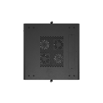 Lanberg 19" szabadon álló rack szekrény 15U/600X600, perforált ajtó, lapraszerelt, fekete