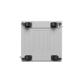 Lanberg 19" szabadon álló rack szekrény 15U/600X600 üvegajtó, lapraszerelt, LCD kijelző, szürke V2