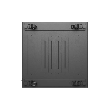 Lanberg 19" szabadon álló rack szekrény 18U/600X600, perforált ajtó, lapraszerelt, fekete