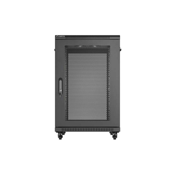 Lanberg 19" szabadon álló rack szekrény 18U/600X800, perforált ajtó, lapraszerelt, fekete