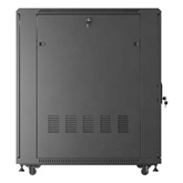 Lanberg 19" szabadon álló rack szekrény 22U/600X1000, perforált ajtó, lapraszerelt, fekete