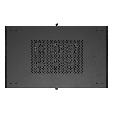 Lanberg 19" szabadon álló rack szekrény 22U/600X1000, perforált ajtó, lapraszerelt, fekete