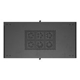 Lanberg 19" szabadon álló rack szekrény 22U/600X1200 perforált ajtó, lapraszerelt, fekete