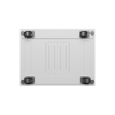 Lanberg 19" szabadon álló rack szekrény 22U/600X800 üvegajtó, lapraszerelt, LCD kijelző, szürke V2