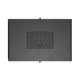Lanberg 19" szabadon álló rack szekrény 22U/800X1200 perforált ajtó, lapraszerelt, fekete