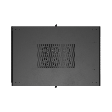 Lanberg 19" szabadon álló rack szekrény 22U/800X1200 perforált ajtó, lapraszerelt, fekete