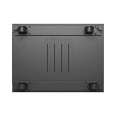 Lanberg 19" szabadon álló rack szekrény 24U/600X800 perforált ajtó, lapraszerelt, LCD kijelző, fekete V2
