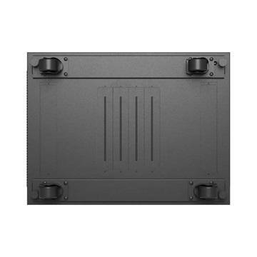 Lanberg 19" szabadon álló rack szekrény 24U/600X800 üvegajtó, lapraszerelt, LCD kijelző, fekete V2