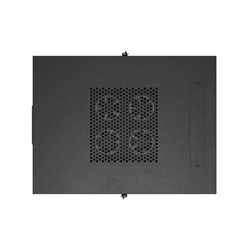 Lanberg 19" szabadon álló rack szekrény 24U/600X800 üvegajtó, lapraszerelt, LCD kijelző, fekete V2