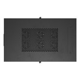 Lanberg 19" szabadon álló rack szekrény 32U/600X1000 üvegajtó, lapraszerelt, LCD kijelző, fekete
