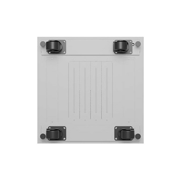 Lanberg 19" szabadon álló rack szekrény 32U/600X600 üvegajtó, lapraszerelt, LCD kijelző, szürke